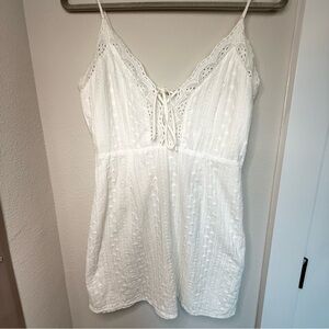 Superdown White Lace Dress
